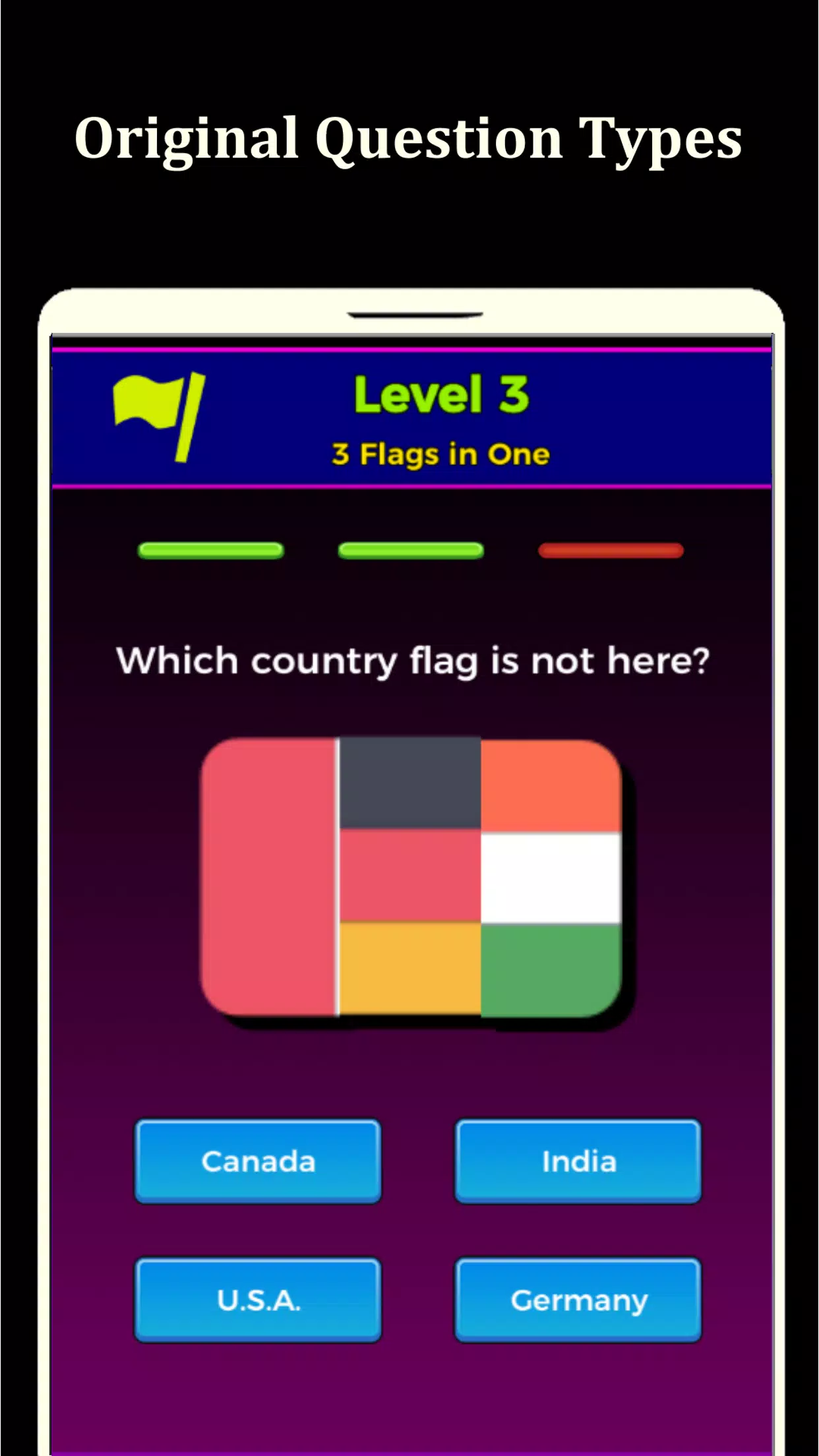 World Flags Quiz Game Capture d'écran 0