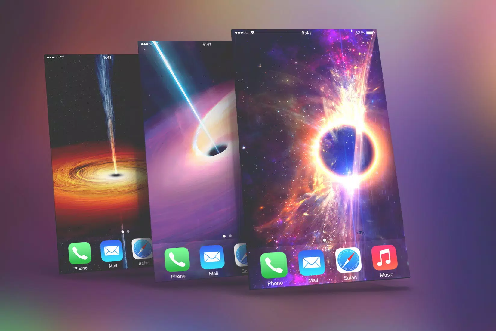 Black Hole Wallpapers スクリーンショット 0