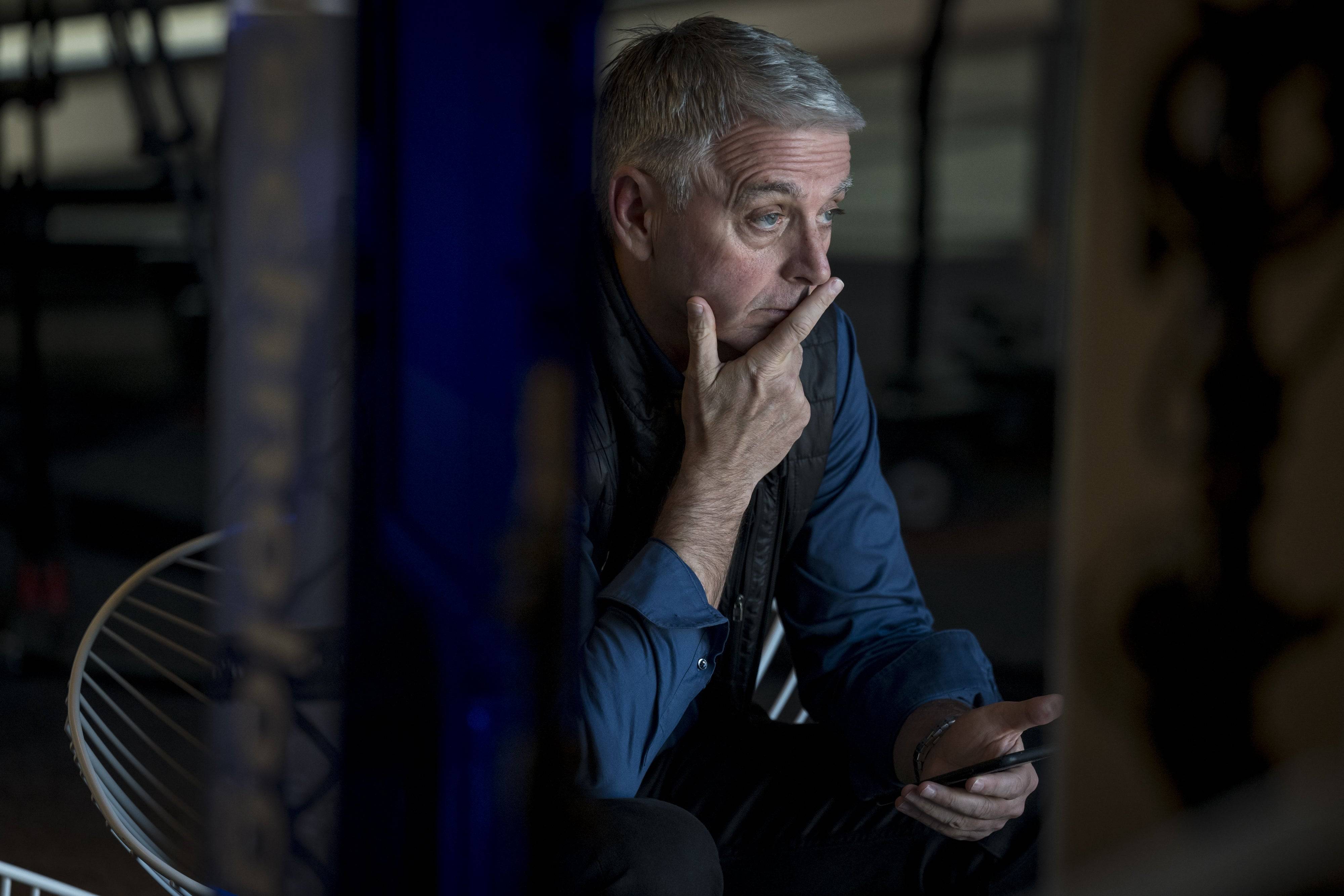 EA前首席執行官John Riccitiello。攝影師：David Paul Morris/彭博通過Getty Images。