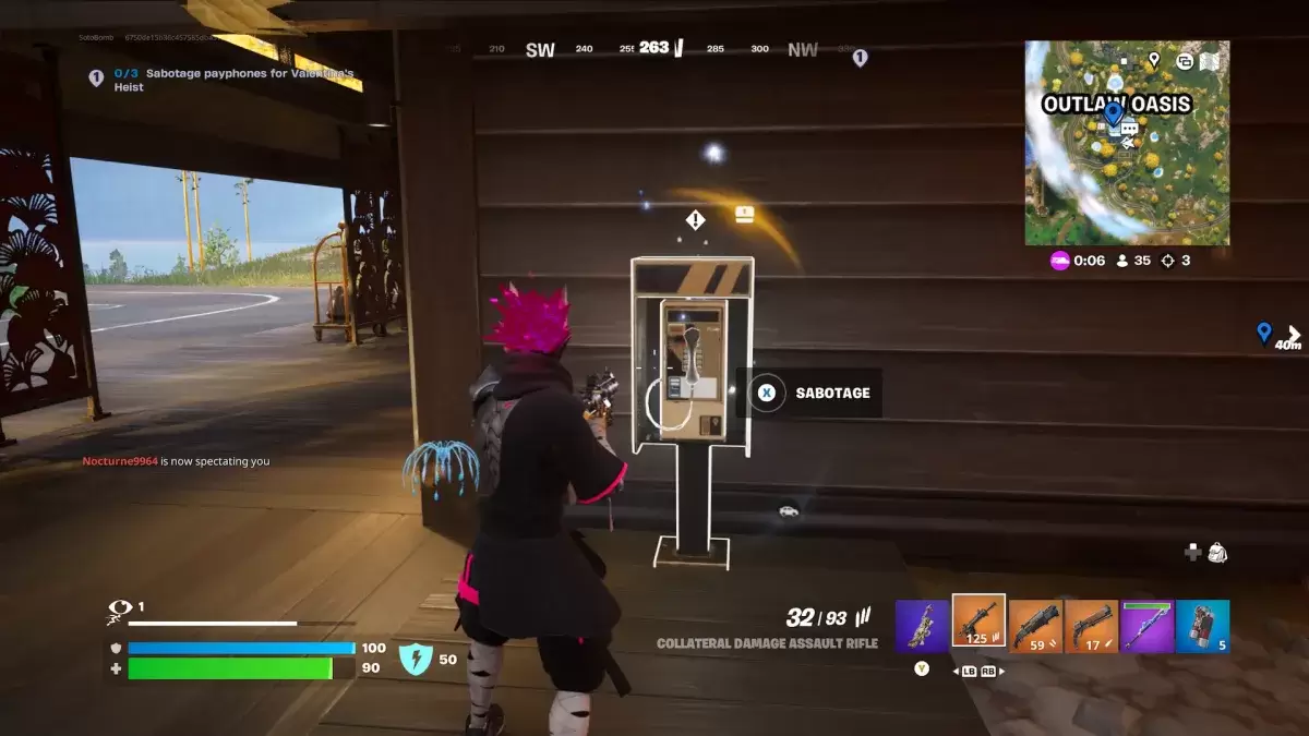 Final payphone location in Fortnite