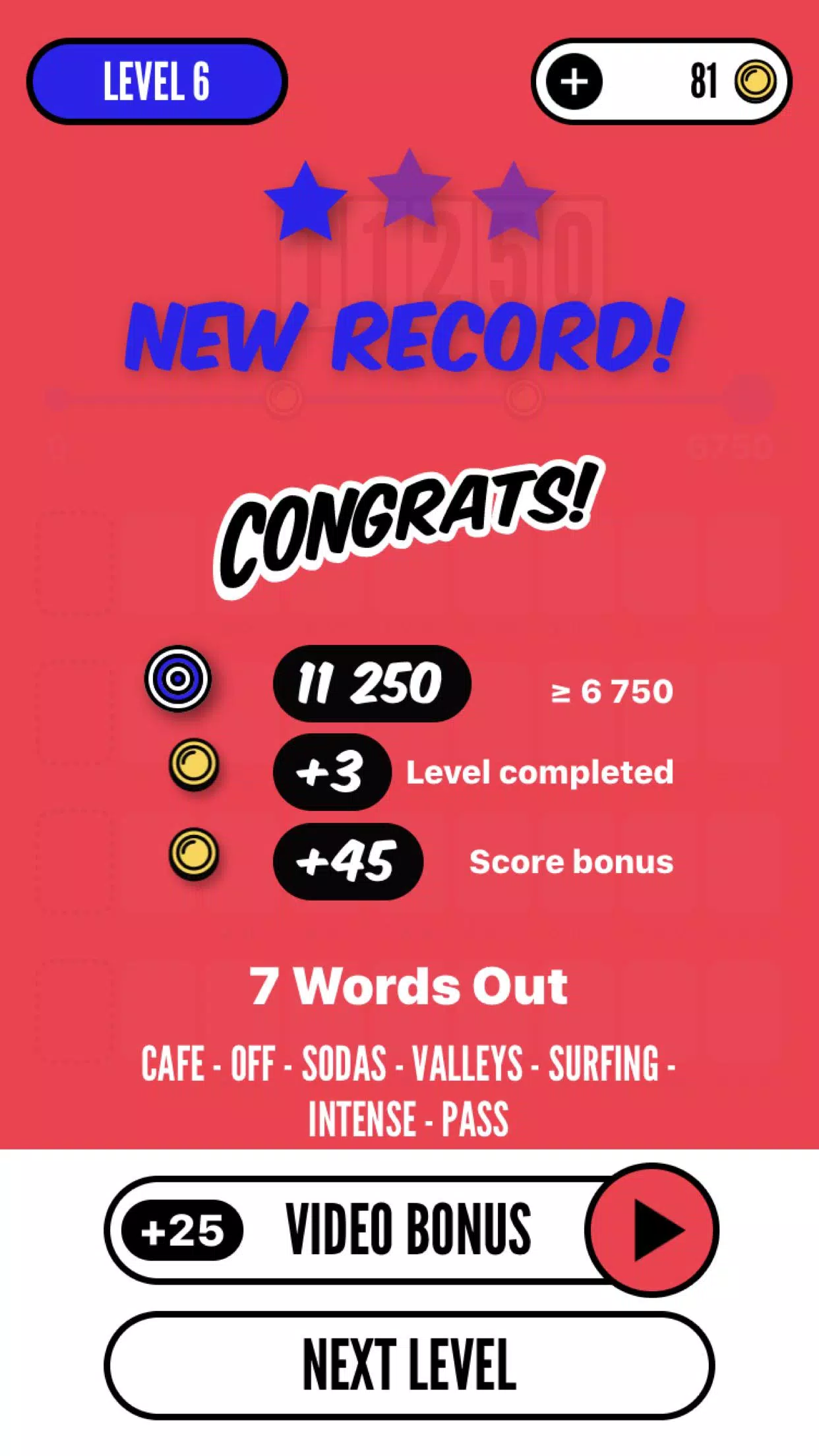 Words Out Capture d'écran 3