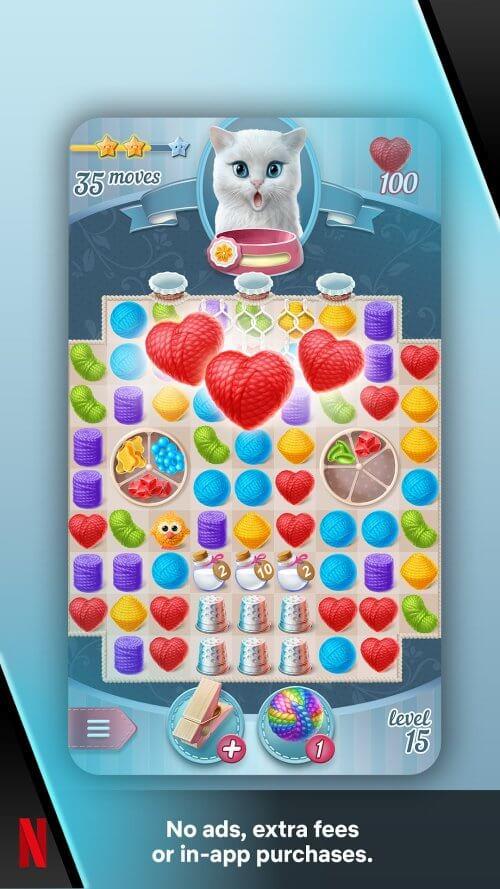 Knittens: Match 3 Puzzle Captura de pantalla 0