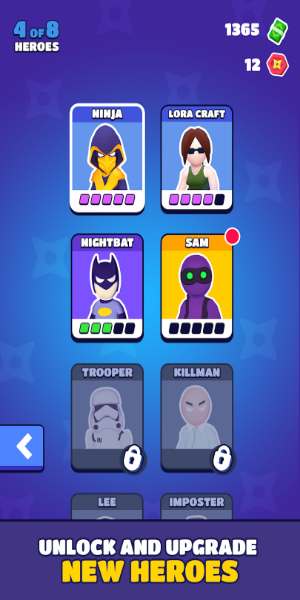 Stealth Master: Assassin Ninja Mod Tangkapan skrin 2