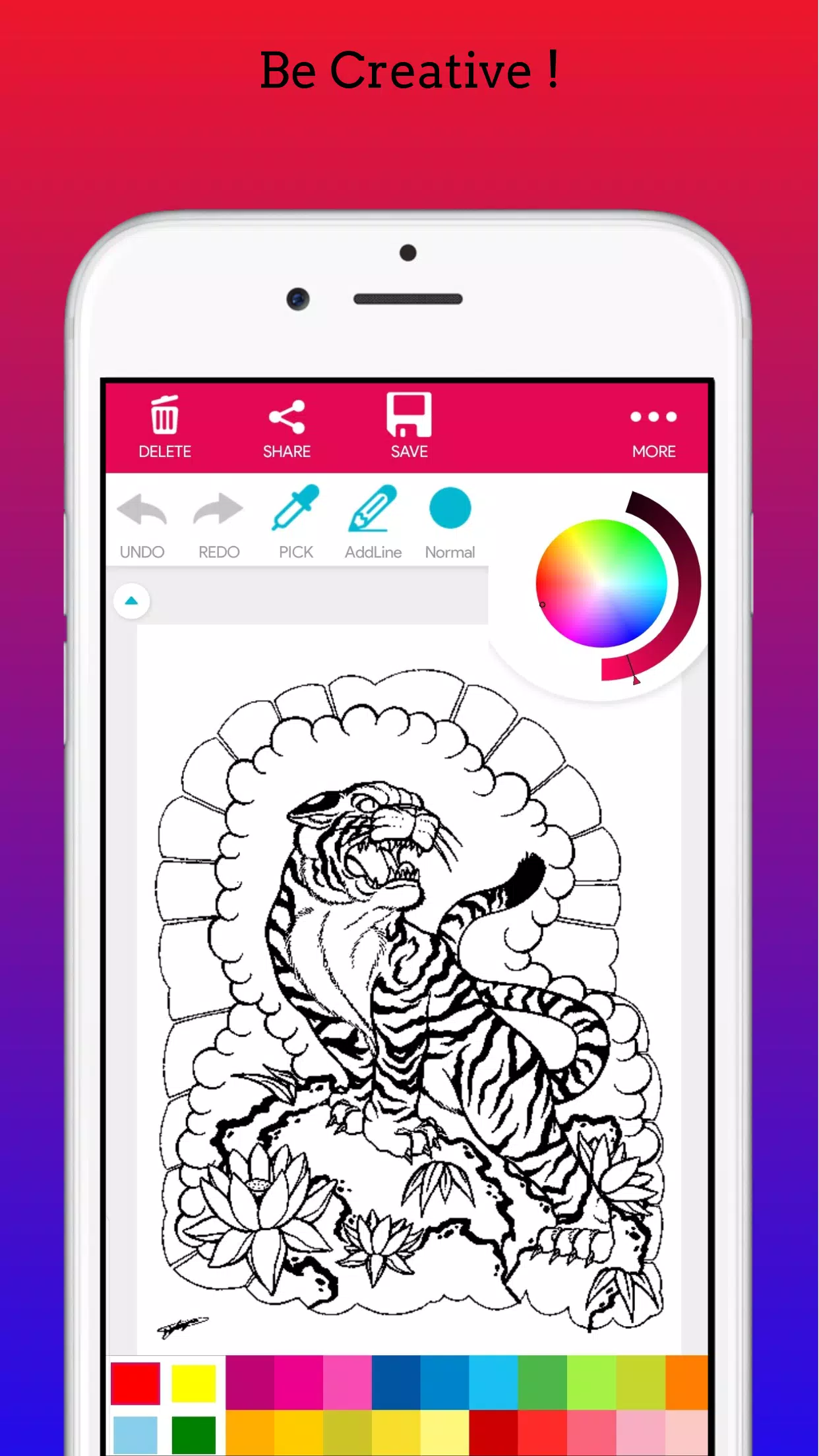 Adults Tattoo Coloring Book Captura de pantalla 0