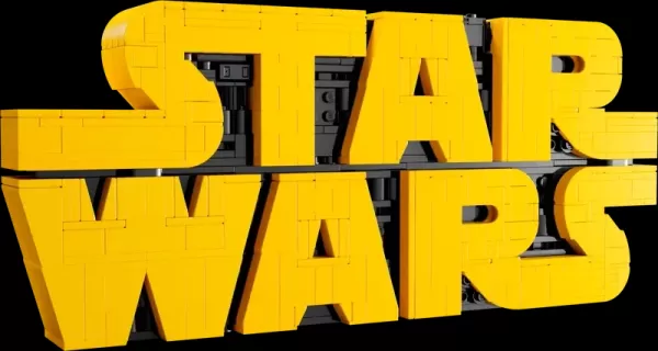 LEGO Brick-built Star Wars logo