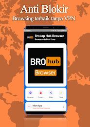 Brokep Hub Browser VPN Browser ภาพหน้าจอ 1