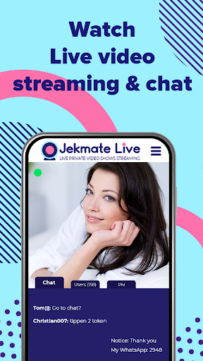 Jekmate Live -Live Private Video Shows & Streaming Скриншот 0