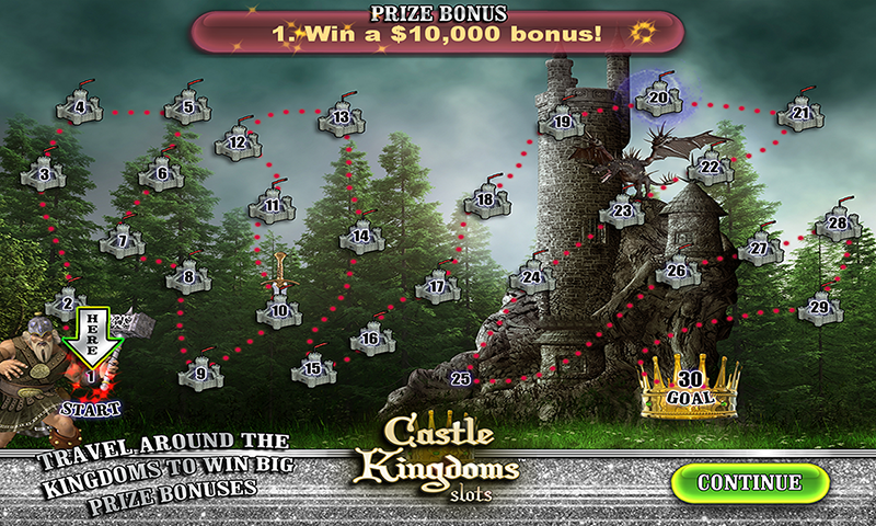 Castle Kingdoms Magic Dragon Legend Slots FREE Captura de pantalla 1