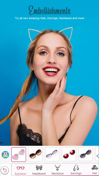 Beauty Face Makeover Camera Скриншот 2