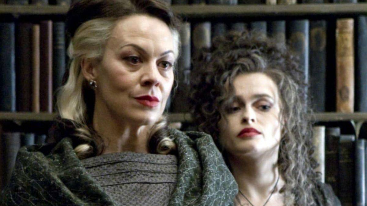 Helen McCrory nel ruolo di Narcissa Malfoy ad Harry Potter e al Principe del Blood