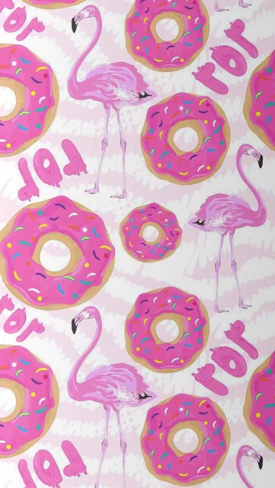 Cute Donut Wallpaper HD 4K Capture d'écran 0