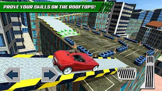 Roof Jumping Car Parking Games 스크린샷 2