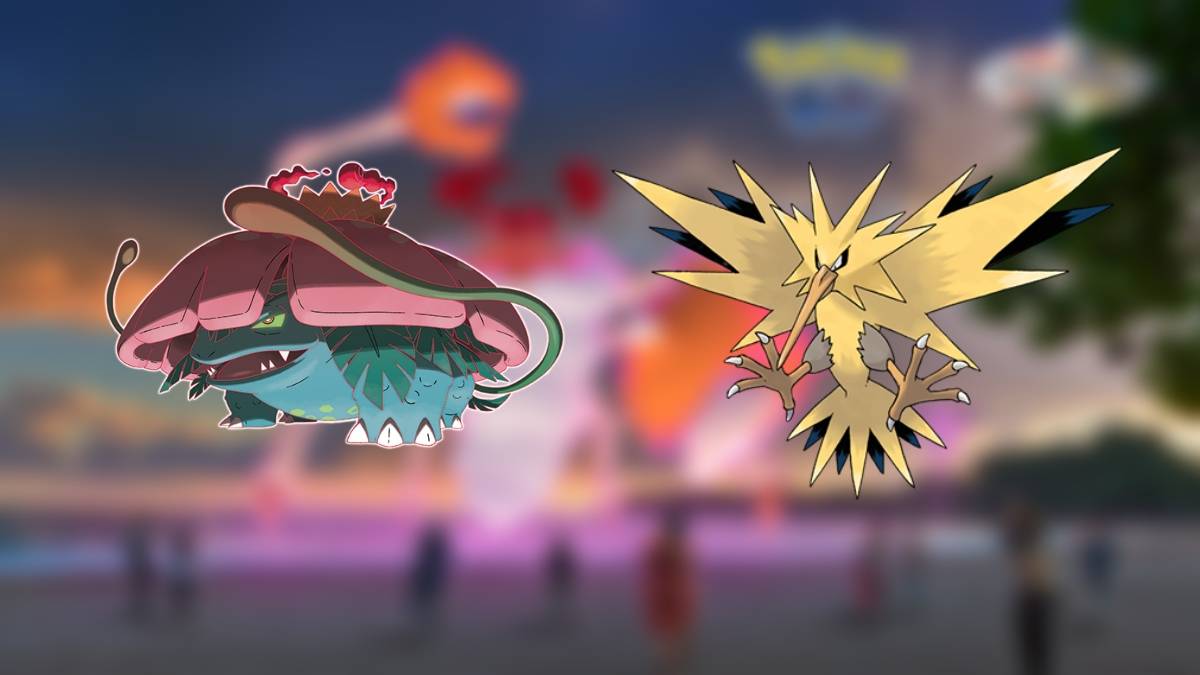 Venusaur & Zapdos เคาน์เตอร์ชั้นนำสำหรับ Gigantamax Kingler
