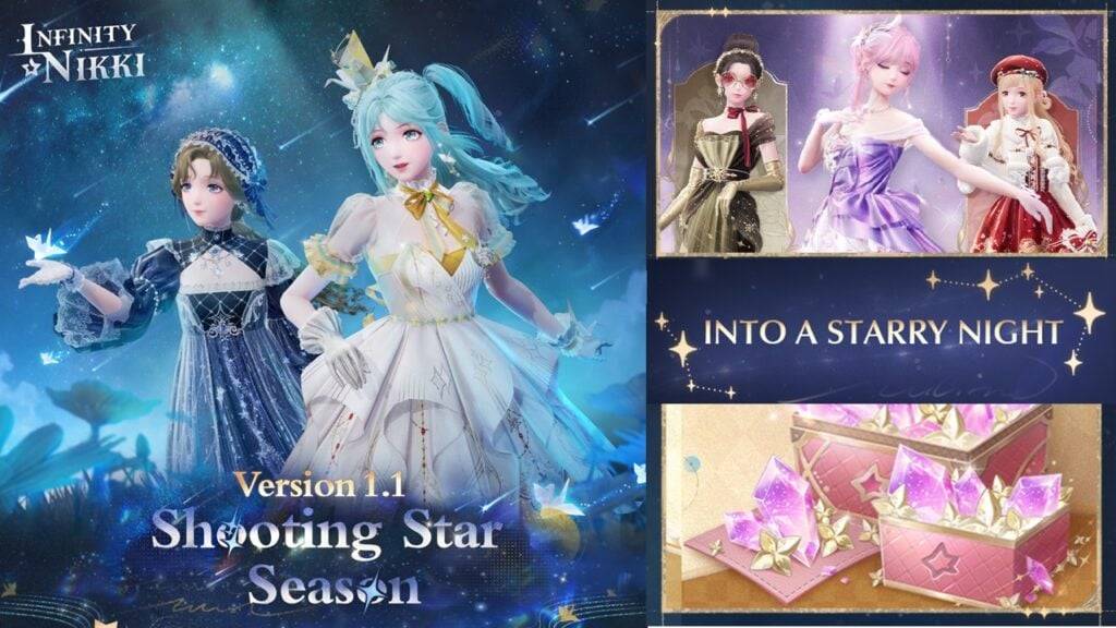 Shooting Stars Illuminate Infinity Nikki