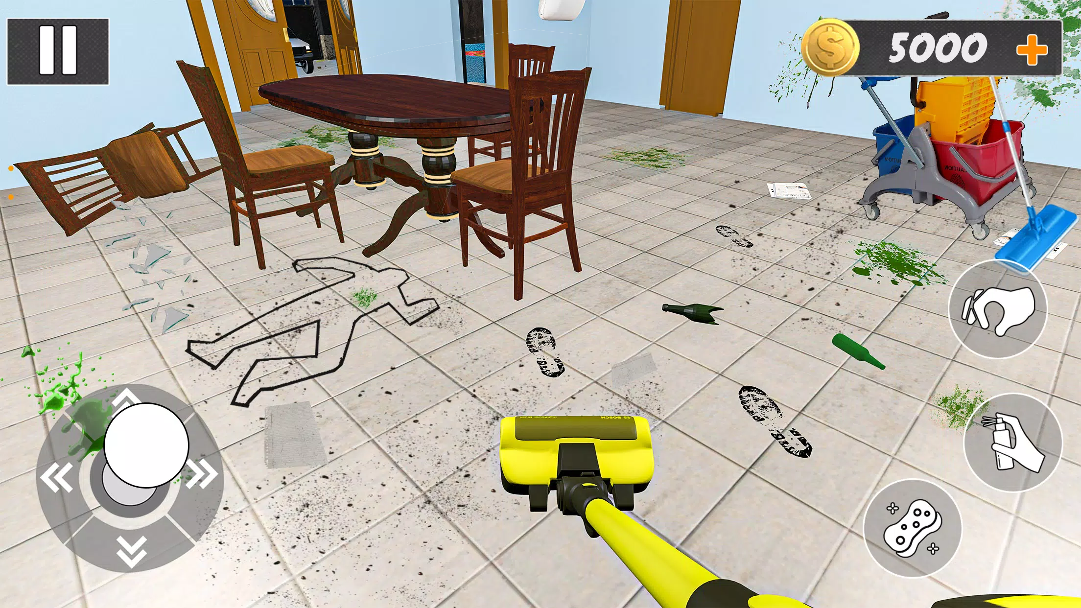 Murder Evidence Cleaner Games スクリーンショット 0