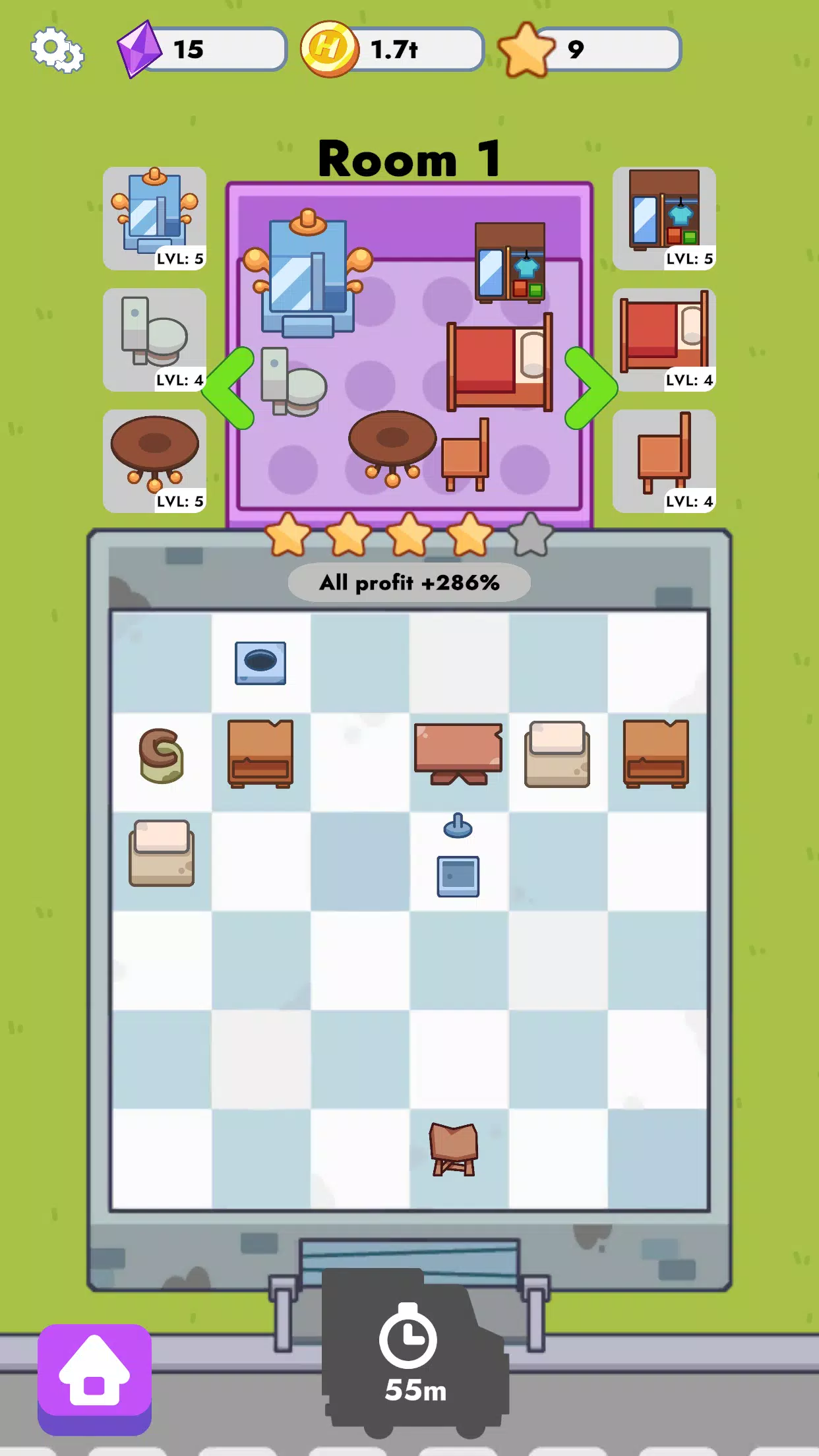 Royal Hotel: idle game Скриншот 2