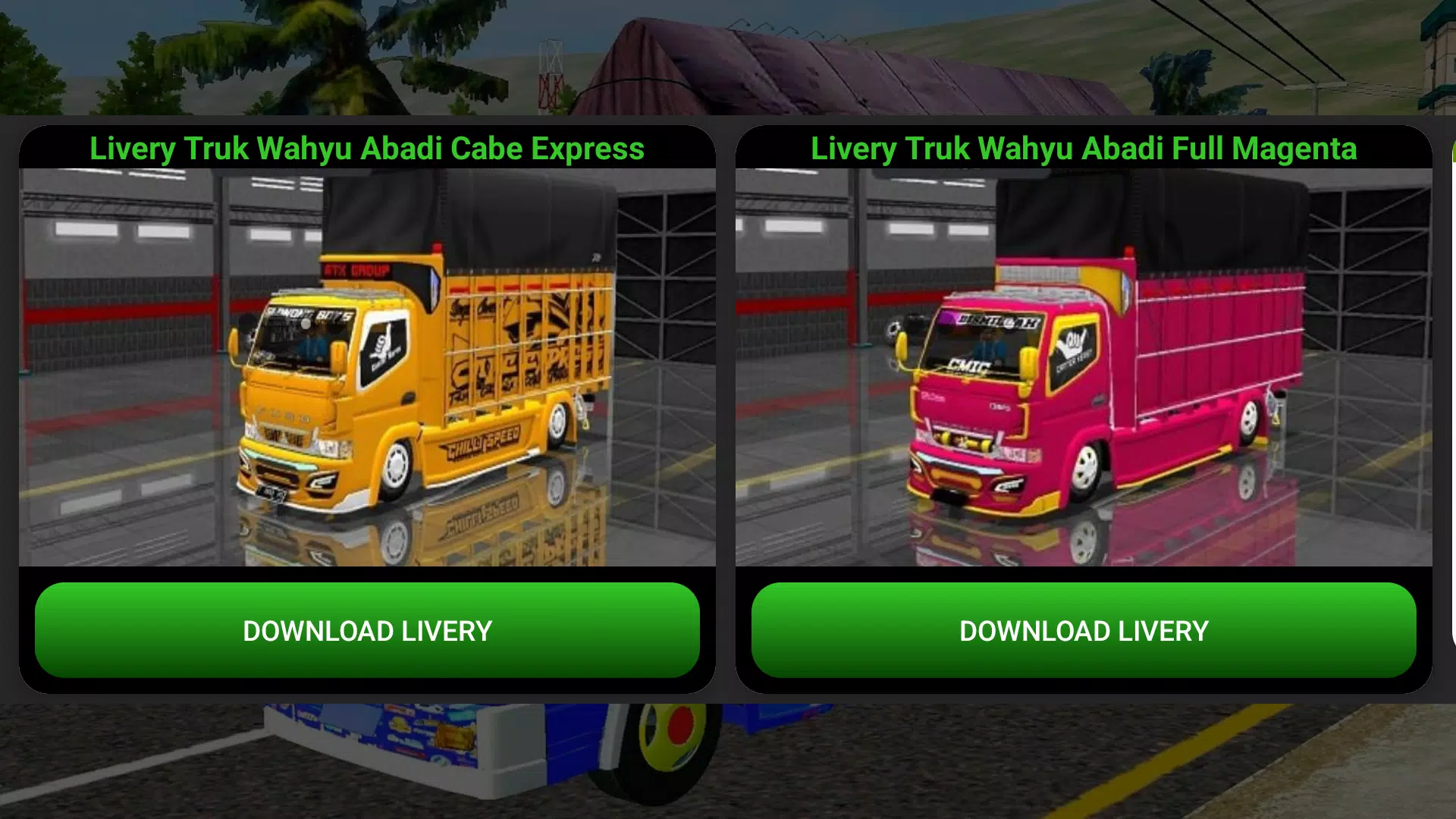 Mod Truck Wahyu Abadi Bussid Скриншот 3