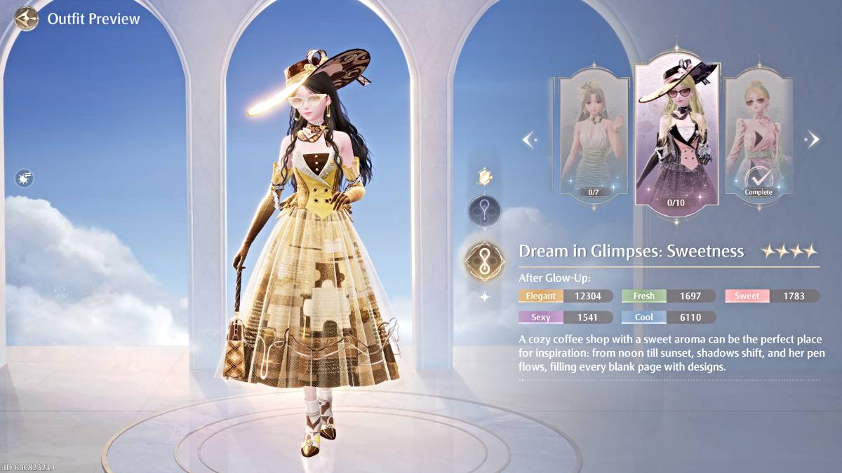 In Infinity NikkiのSweetness Outfit