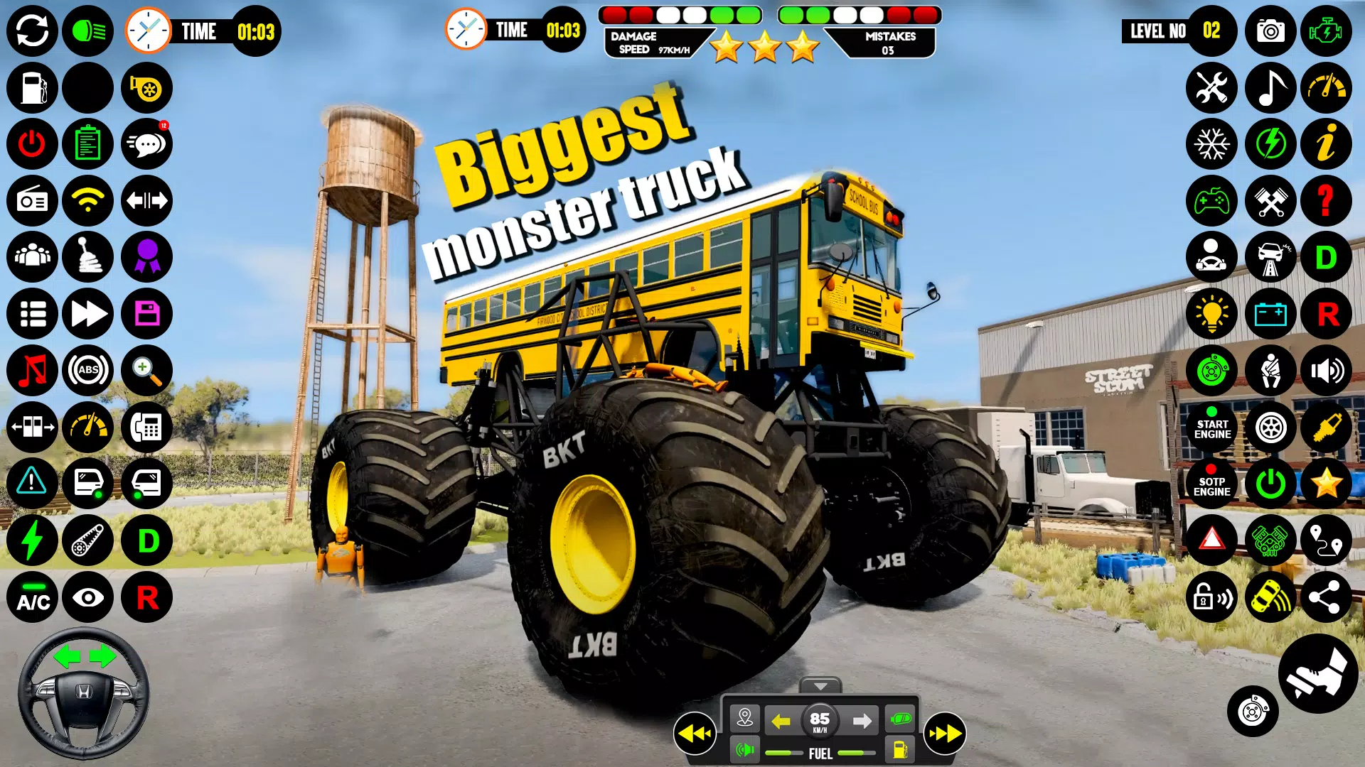 4x4 Monster Truck Game - Derby Captura de pantalla 2