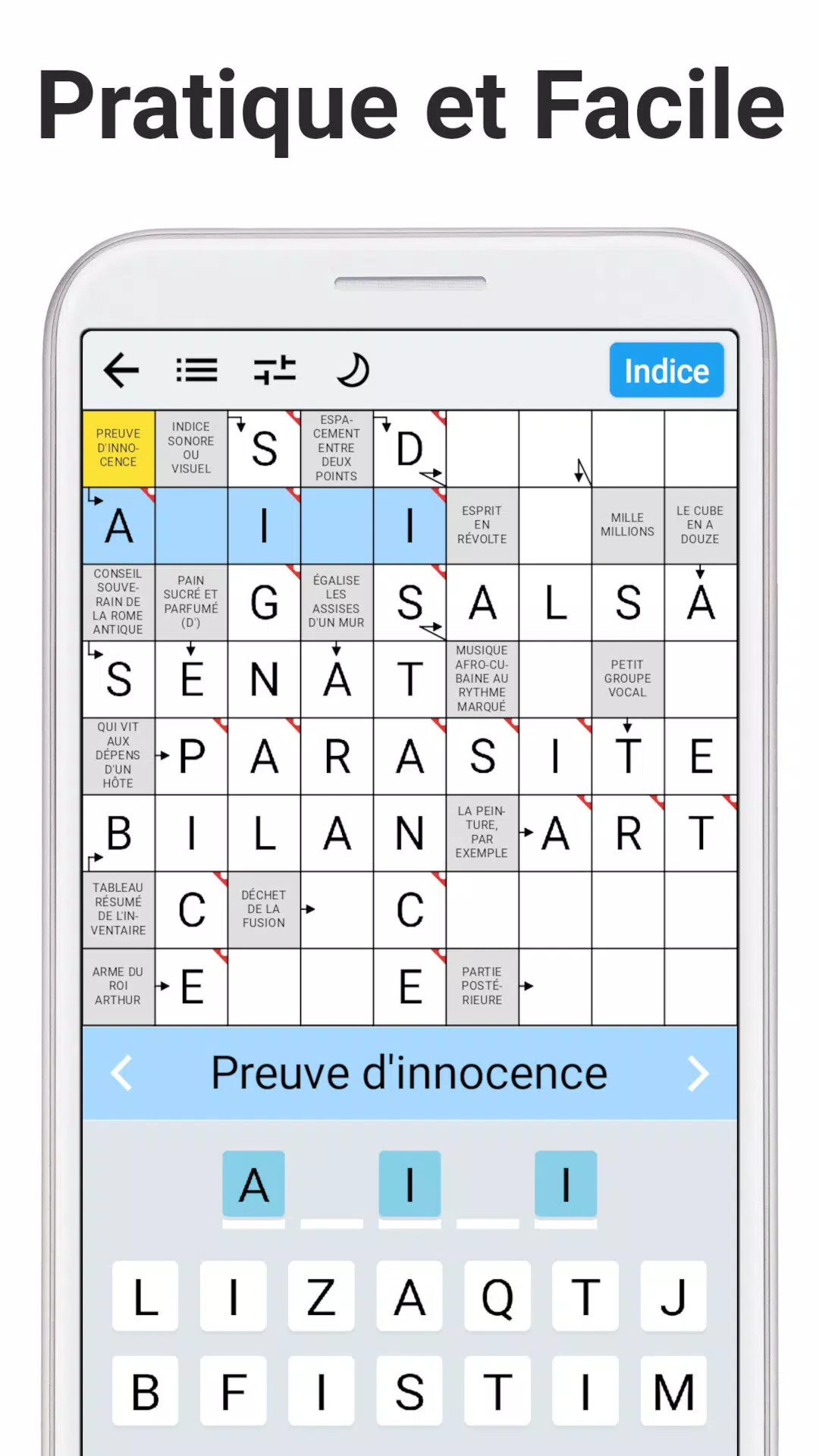 Mots Fléchés应用截图第2张