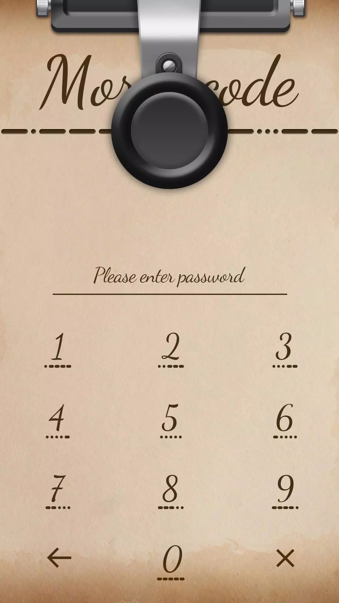 DoScreen Theme MorseCode Captura de pantalla 1
