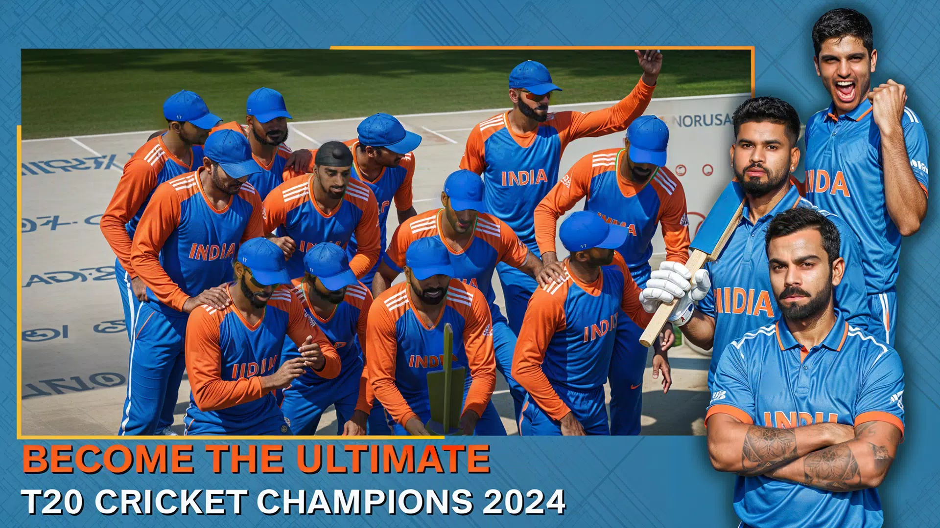 Cricket Champions Real 3D Game Captura de pantalla 2