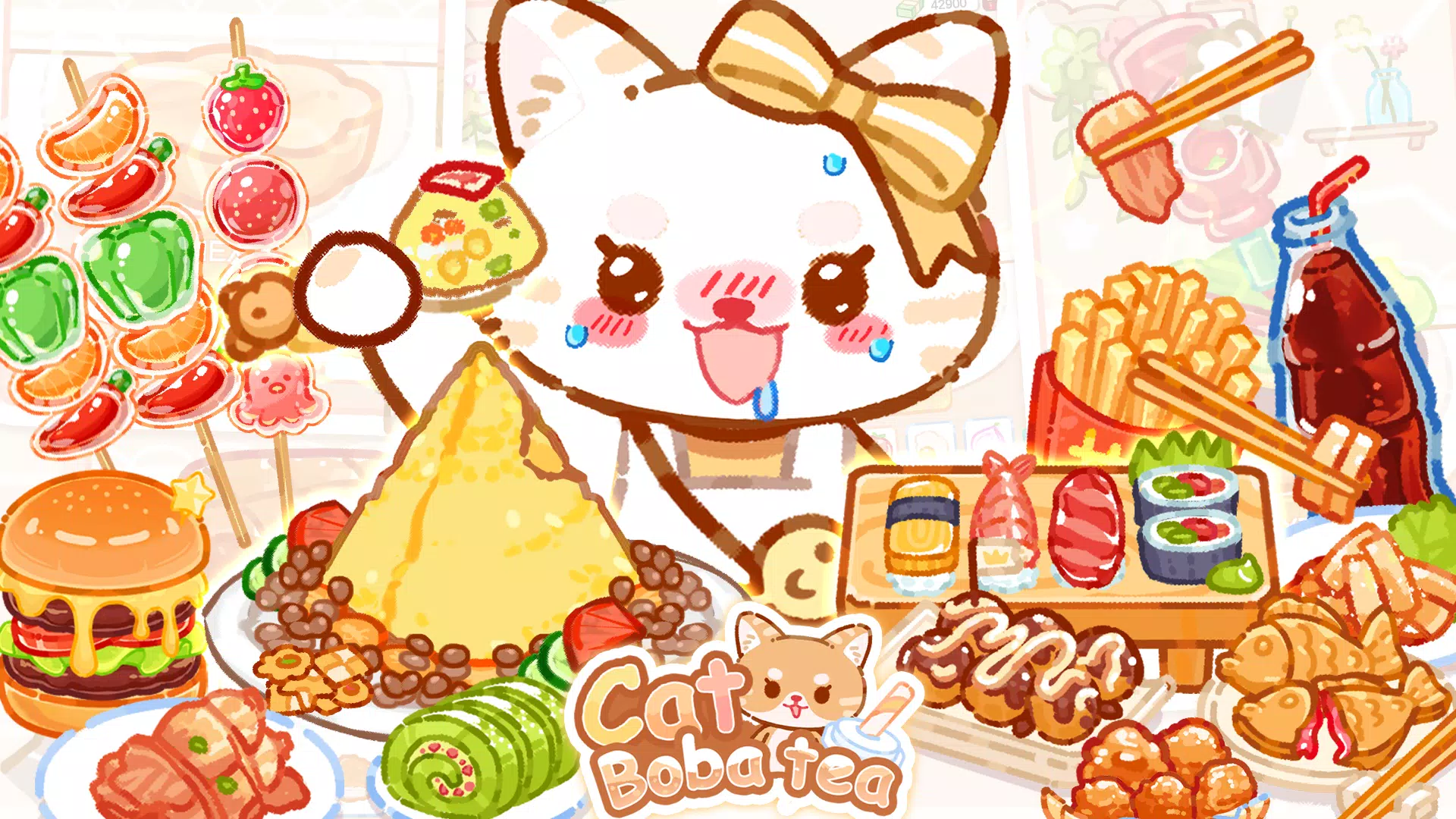 Cat Boba Tea Tangkapan skrin 0