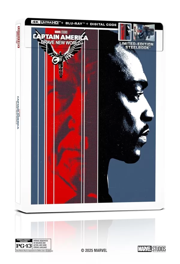 Cap America: Brave New World 4K, Blu-ray Now for Preorder