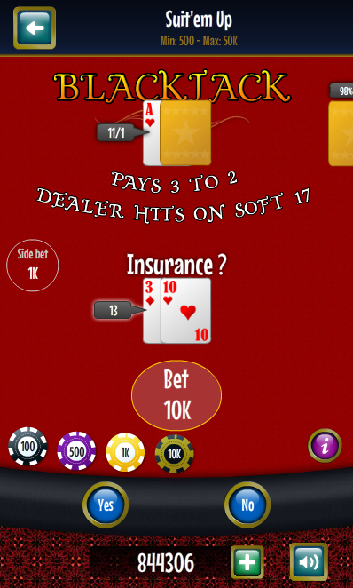 ♣ 21 Blackjack City ဖန်သားပြင်ဓာတ်ပုံ 2