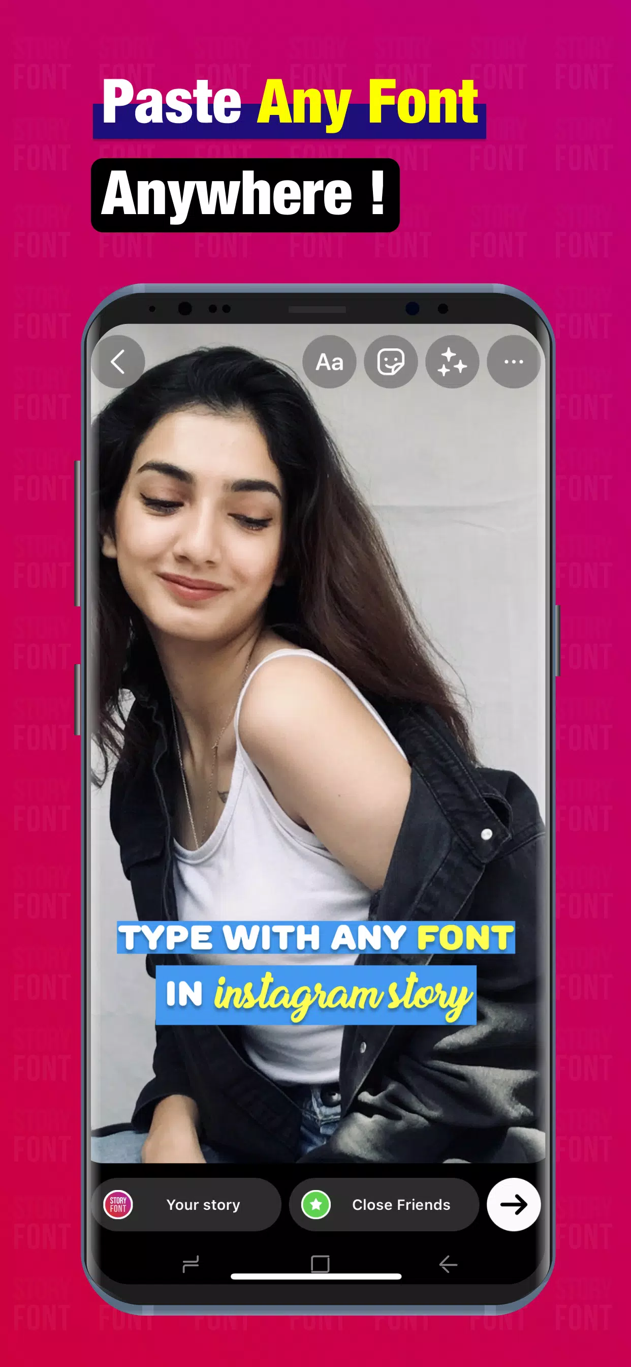 StoryFont for Instagram Story Captura de pantalla 0
