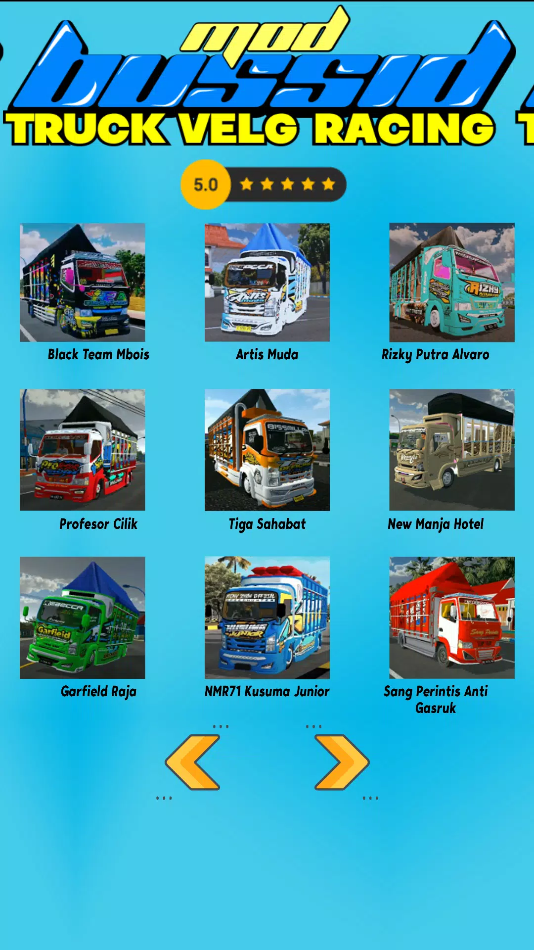 Mod Bussid Truck Velg Racing Скриншот 3