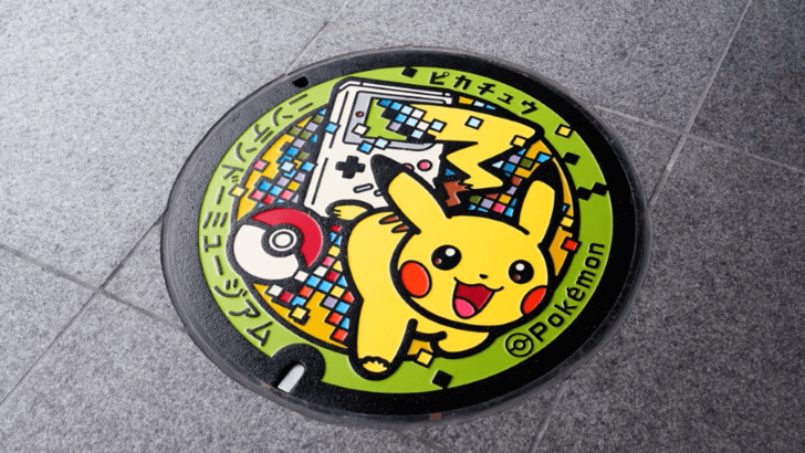 Pikachu Manhole Cover: Part of a Larger Initiative