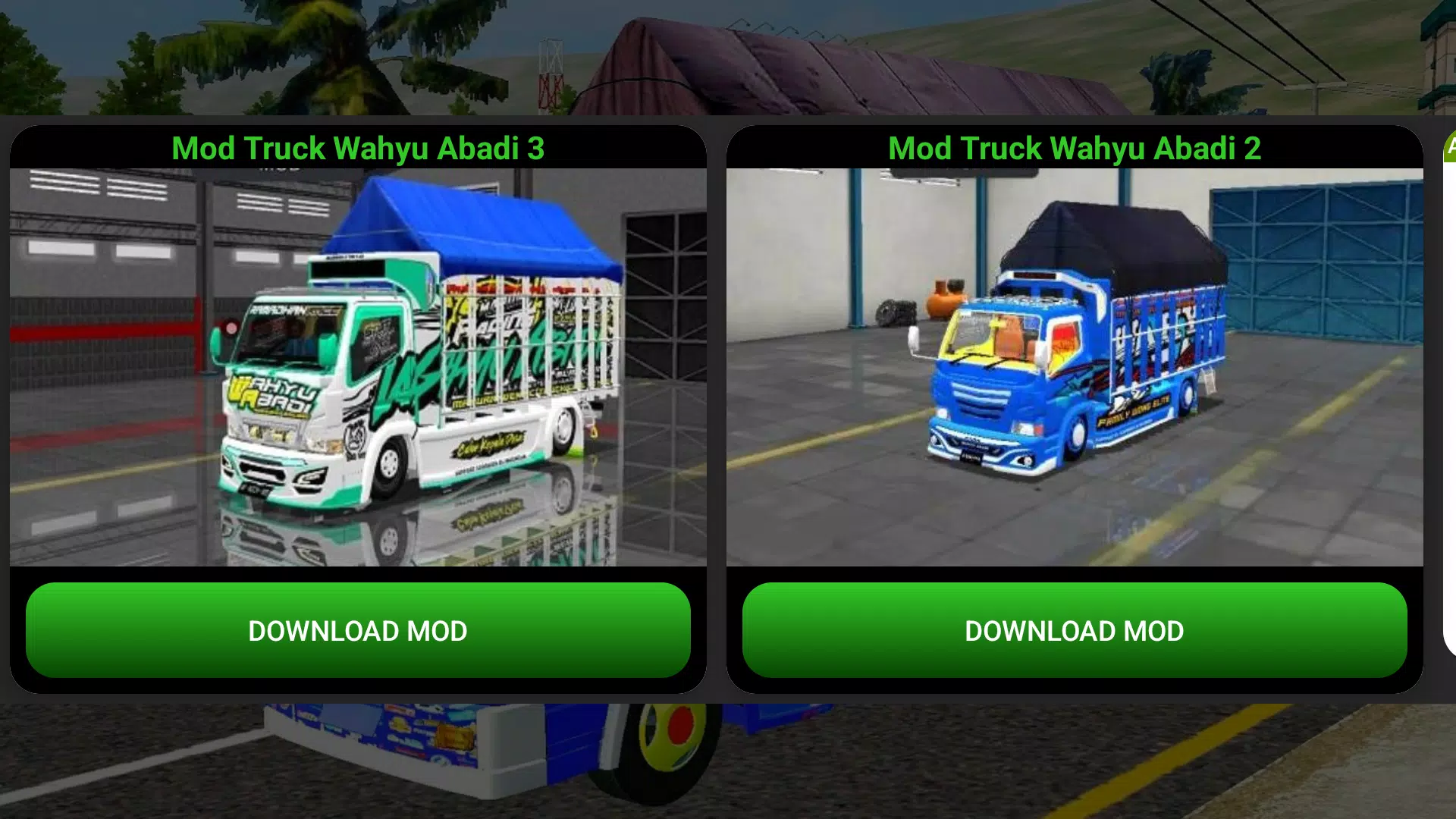 Mod Truck Wahyu Abadi Bussid Скриншот 0