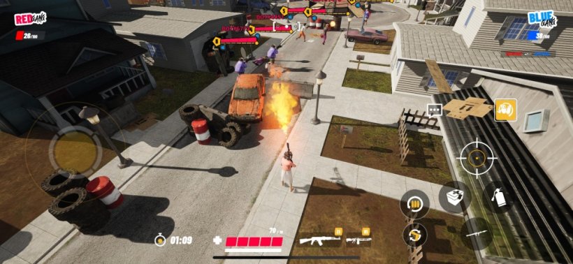 Isang uniq gamit ang isang flamethrower