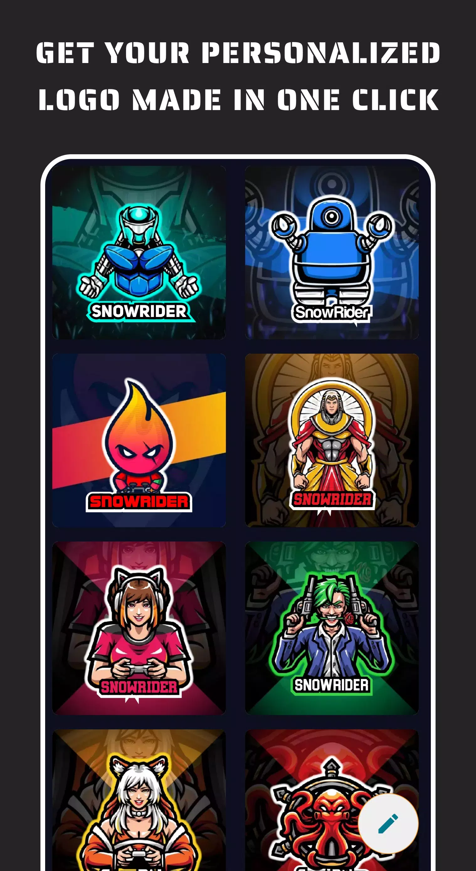 Esportify: Gaming Logo Maker 스크린샷 0