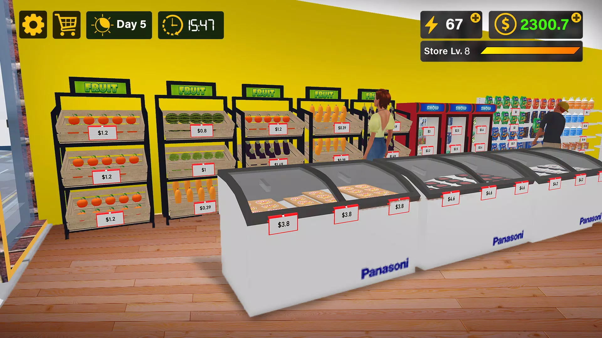 Supermarket 3D Simulation Game スクリーンショット 1