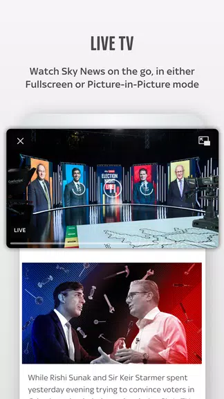 Sky News: Breaking, UK & World Capture d'écran 2