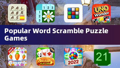 Jeux populaires de mots mélangés