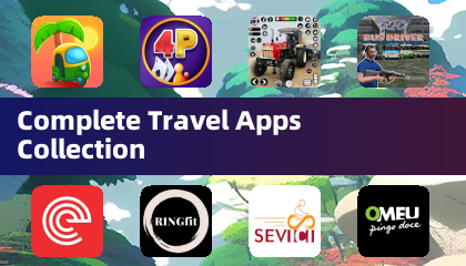 Collection complète des applications de voyage