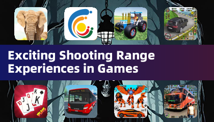 Experiências emocionantes de campo de tiro nos jogos