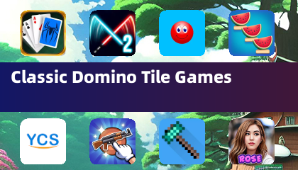 Jeux de tuiles de dominos classiques